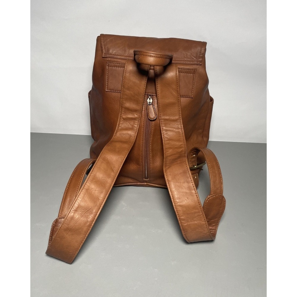 Boulder Ridge Backpack Cowhide Leather Rucksack Bag - Picture 3 of 14
